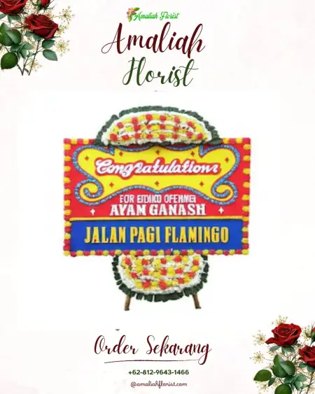 Sewa Papan Bunga Teja